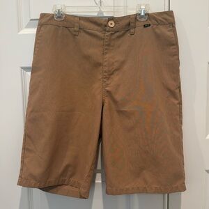 Hurley Men’s Tan Shorts. Size Medium